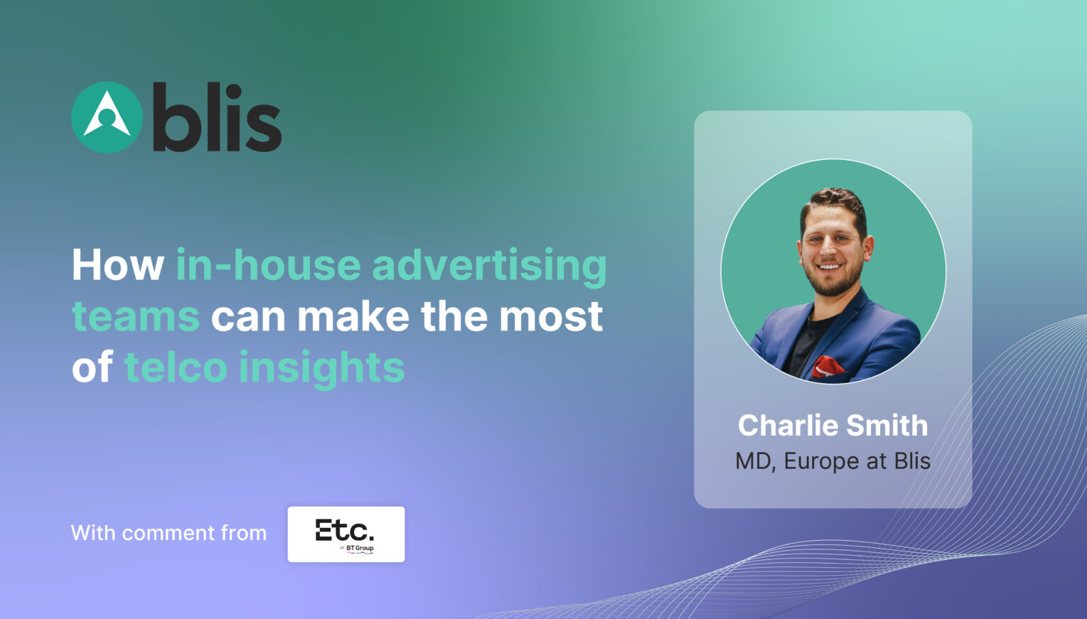 Charlie Smith and Tom Guy share their thoughts on telco data